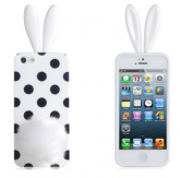 Case Coelinho Branco com Bolinhas